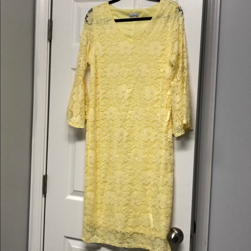 Yellow summery dress